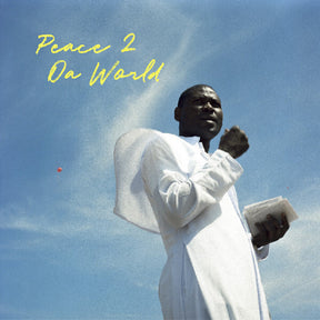 the album cover for Rejjie Snow - Peace 2 Da World [Sky Blue Vinyl]