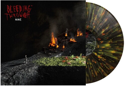 Nine - Forest Green Orange & Yellow Splatter (Vinyl)