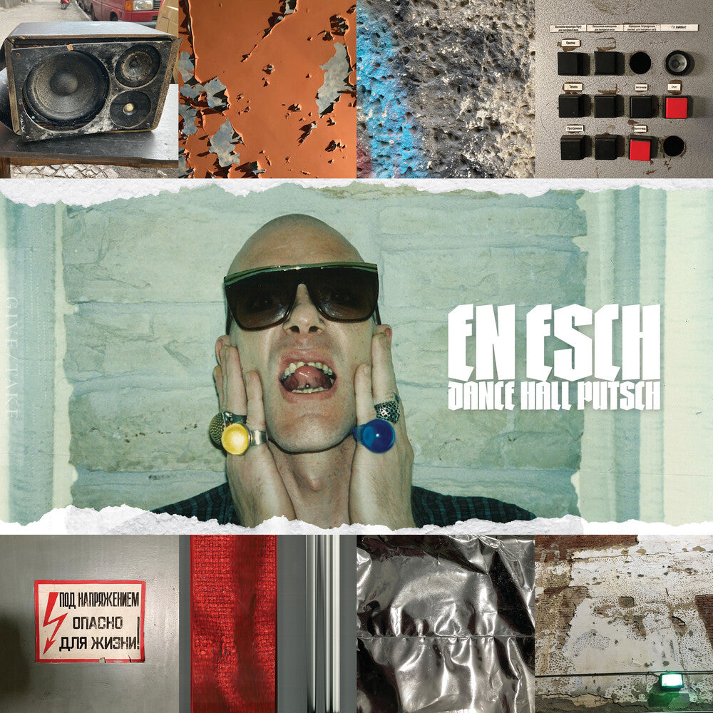 the album cover for En Esch - Dance Hall Putsch - Coke Bottle Clear [Clear Vinyl]