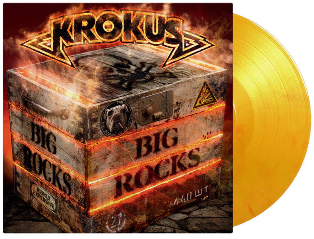 the album cover for Krokus - Big Rocks [Colored Vinyl] [Limited Edition] [180 Gram] (Hol)