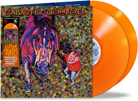 the album cover for Galactic Cowboys - Horse That Bud Bought - Solar Orange [Colored Vinyl] (Gate)