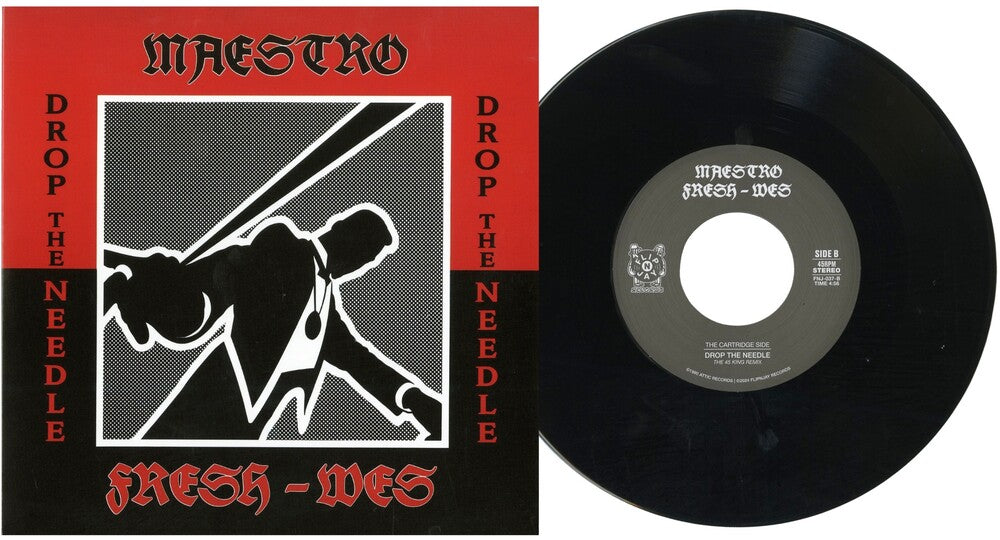 the album cover for Maestro Fresh Wes - Drop The Needle