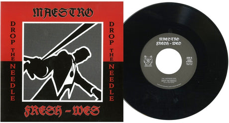 the album cover for Maestro Fresh Wes - Drop The Needle