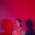 the album cover for Kayleigh Goldsworthy - Learning To Be Happy [Colored Vinyl] (Red) (Can)