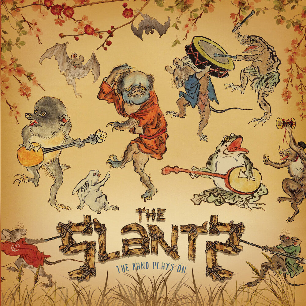 the album cover for Slants - Band Plays On - Yellow [Colored Vinyl] [Limited Edition] (Ylw)