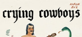 the album cover for Aaron Rux  & The Crying Cowboys - Albino Rhino (Spa)