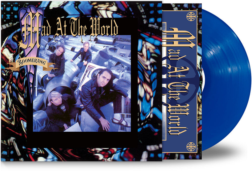 the album cover for Mad At The World - Boomerang - Blue (Blue) [Colored Vinyl] [Limited Edition]