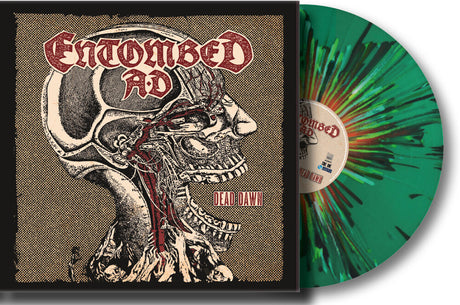 the album cover for Entombed Ad - Dead Dawn - Limited Edition [Colored Vinyl] (Gate) (Grn)