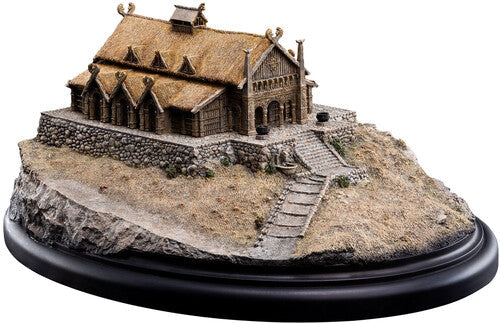 Open Edition Polystone - Lotr Trilogy - Golden Hall Of Edoras Environment - Collectibles