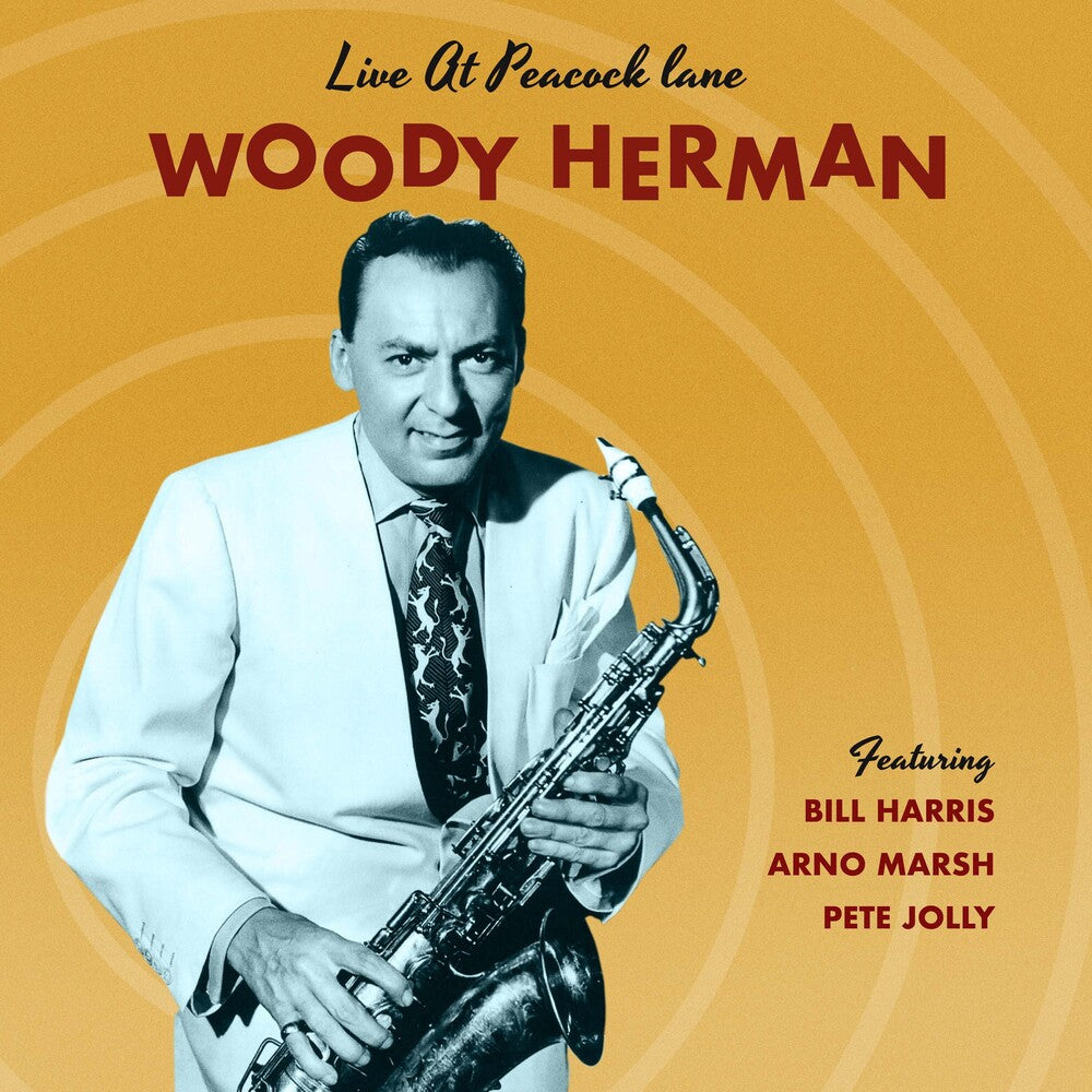 the album cover for Woody Herman - At Peacock Lane (Blue) [Colored Vinyl] [180 Gram]