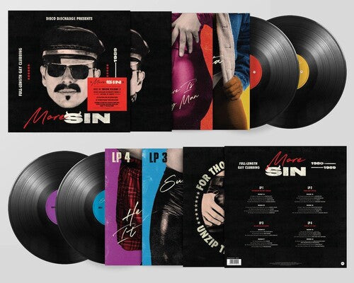 Disco Discharge Presents More Sin - Box Of Sin 2 / Various - 4LP Set with Booklet (Vinyl)