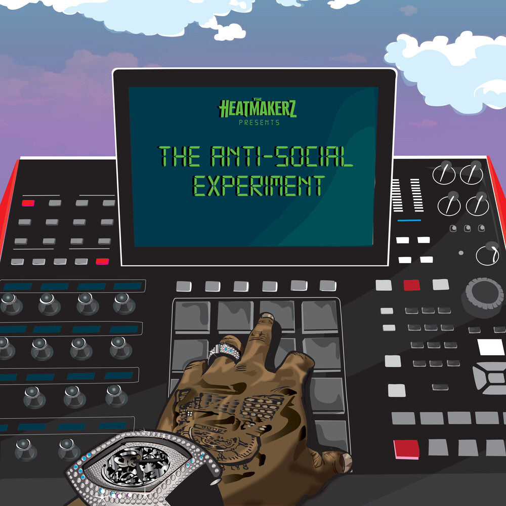 the album cover for The Heatmakerz - The Anti-Social Experiment