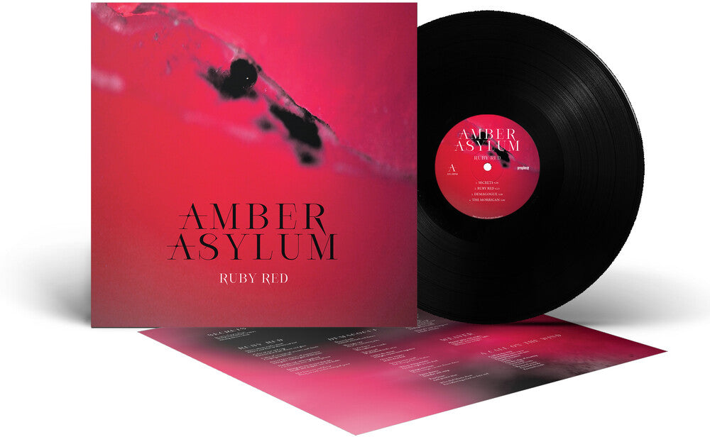 the album cover for Amber Asylum - Ruby Red (Blk) (Ofgv)