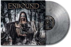the album cover for Enbound - Set It Free - Silver/Black Marble (Blk) [Colored Vinyl]
