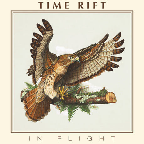the album cover for Time Rift - In Flight