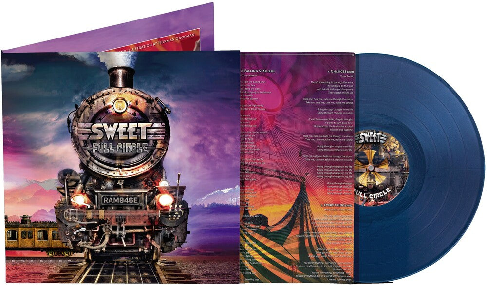 the album cover for Sweet - Full Circle (Blue) [Colored Vinyl] (Gate) [Limited Edition]