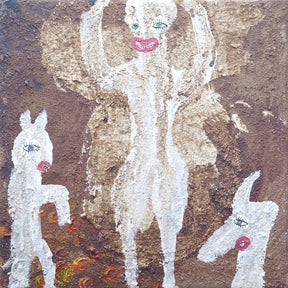 the album cover for Nocturnal Emissions - Invocation Of The Beast Gods [Colored Vinyl] (Smok) (Can)