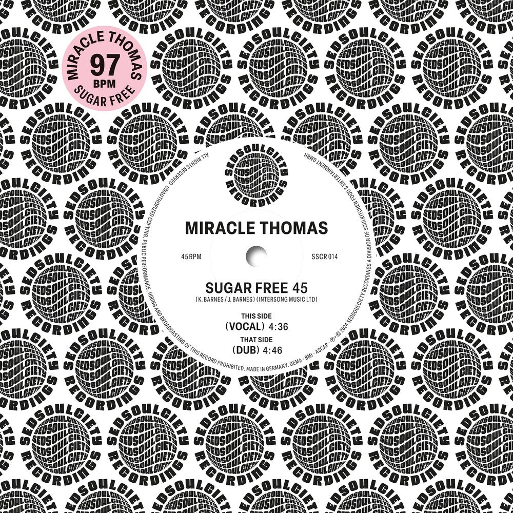 the album cover for Miracle Thomas - Sugar Free (Frpm)