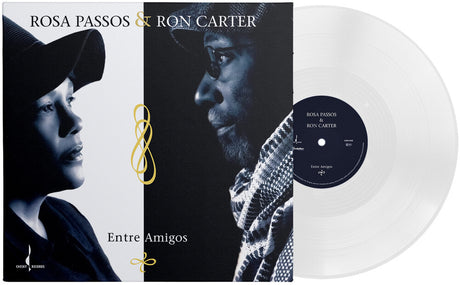the album cover for Rossa Passos  / Carter,Ron - Entre Amigos - White [Colored Vinyl] [Limited Edition] [180 Gram] (Wht)