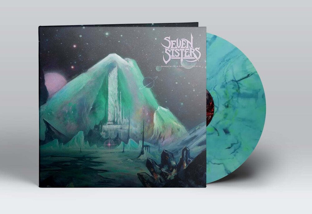 the album cover for Seven Sisters - Shadow Of A Fallen Star Pt. 2 - Marble Vinyl