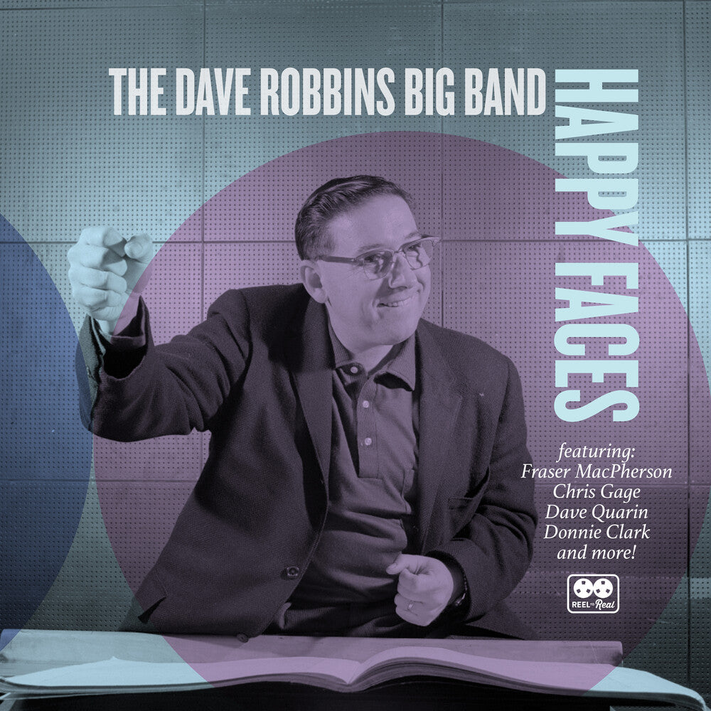 the album cover for Dave Robbins - Happy Faces