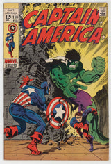 Captain America 110 Marvel 1969 VF Jim Steranko Hulk 1st Madame Hydra