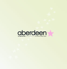 the album cover for Aberdeen - You Kept My Heart (The Sarah & Sunday Singles)