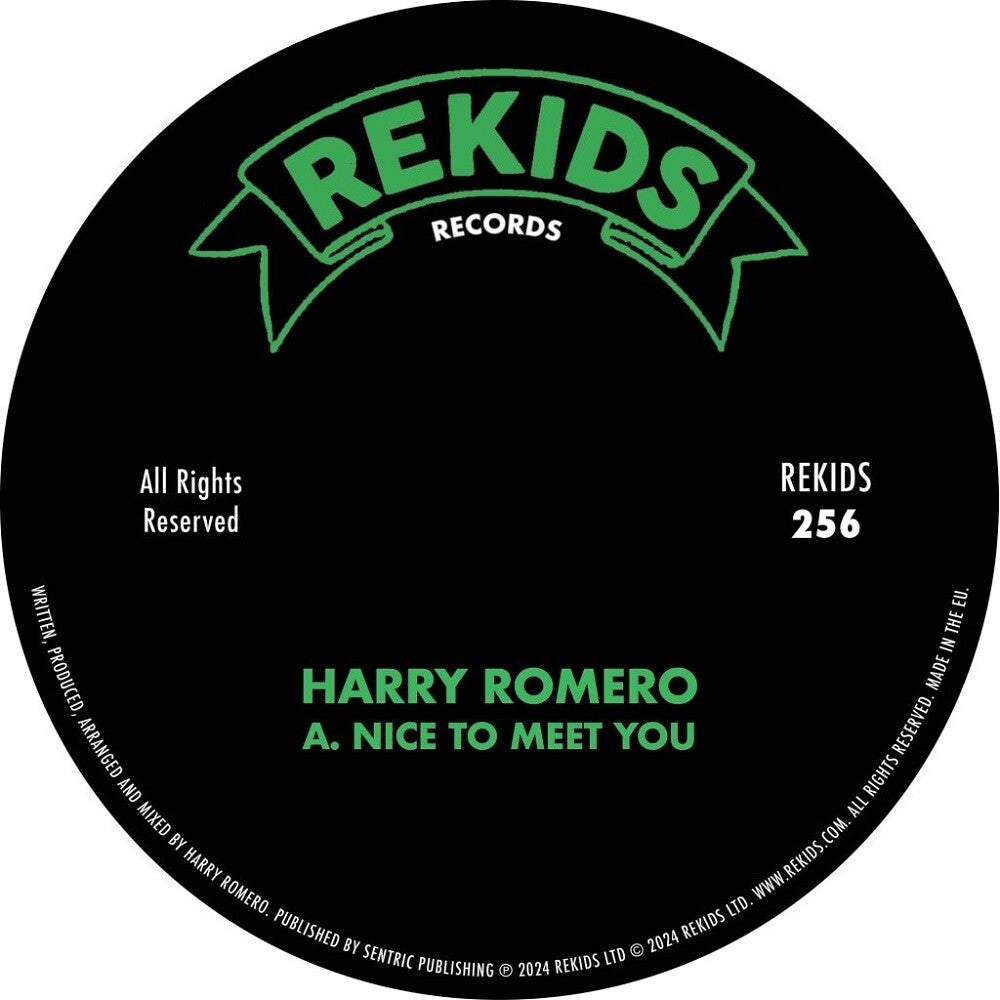 Harry Romero - Nice To Meet You [12" Vinyl]