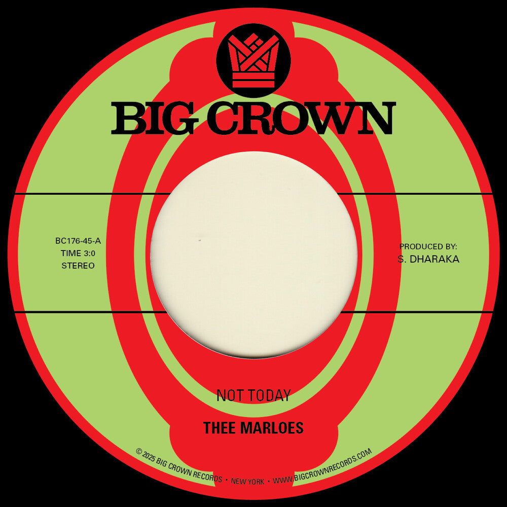 Thee Marloes - Not Today B/W Over [7" Vinyl]