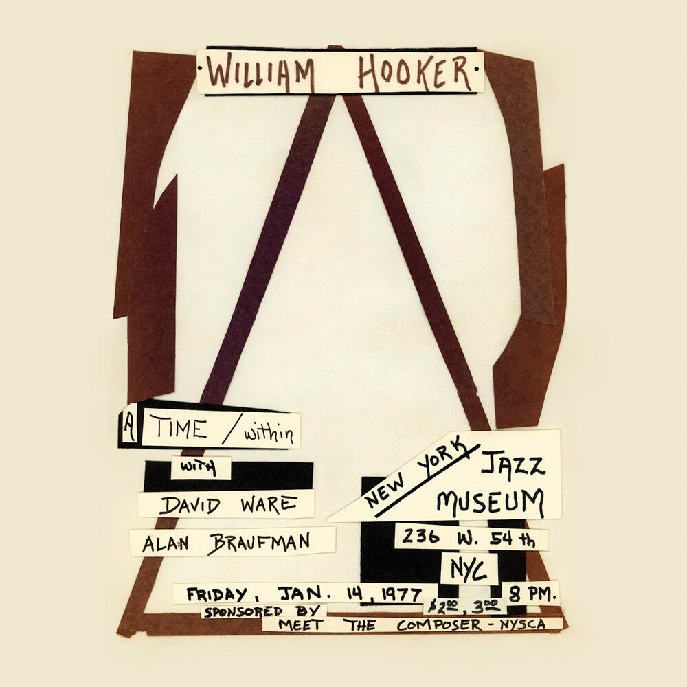 the album cover for William Hooker - Time / Within: Live At The New York Jazz Museum