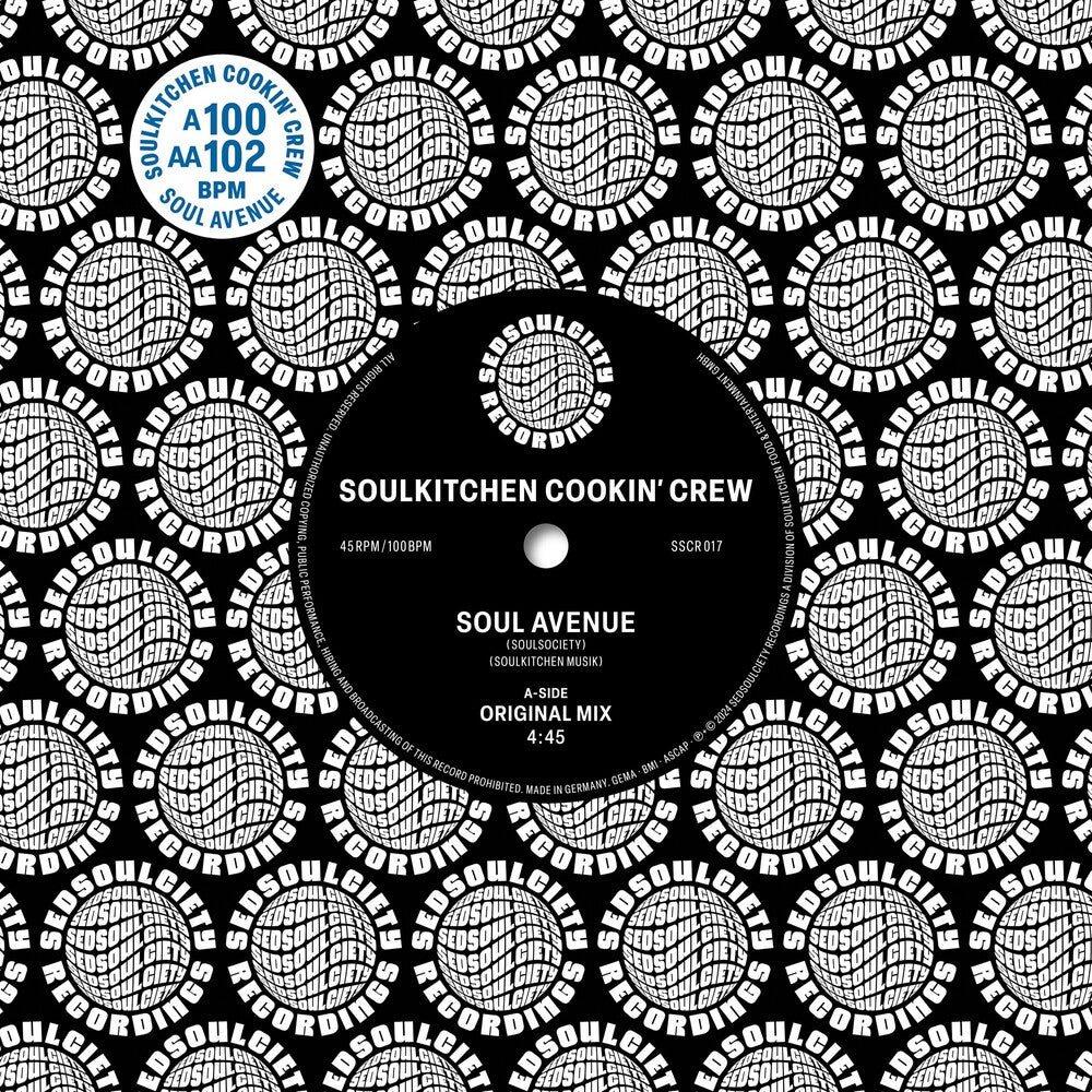 the album cover for Soulkitchen Cookin' Crew - Soul Avenue