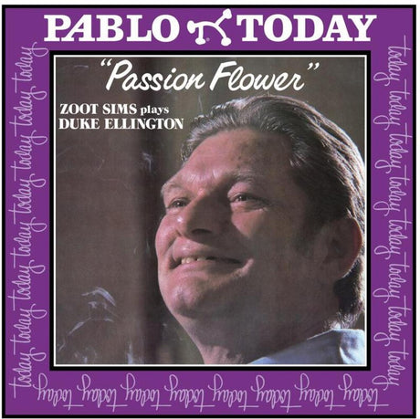 the album cover for Zoot Sims - Passion Flower (Zoot Sims Plays Duke Ellington)