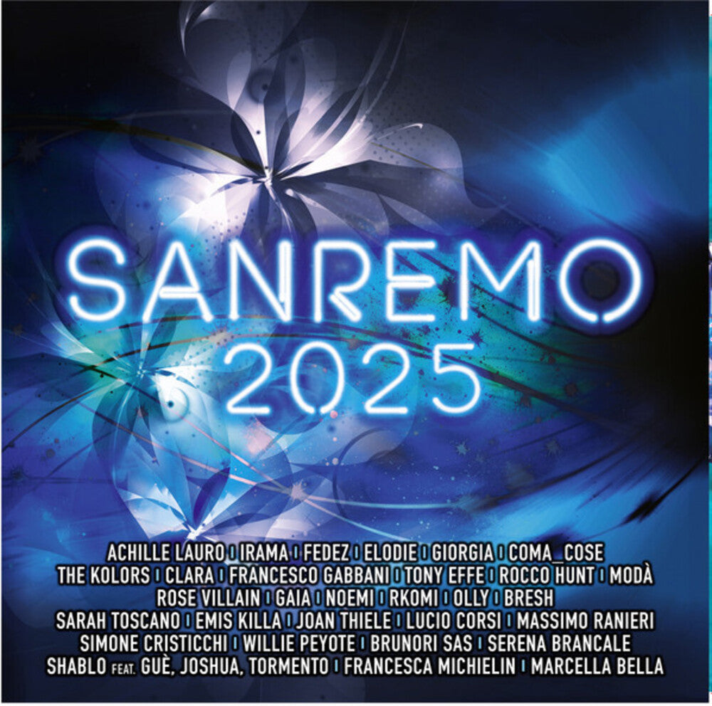 the album cover for Sanremo 2025 / Various (Colv) (Ltd) (Ita) - Sanremo 2025 / Various [Colored Vinyl] [Limited Edition] (Ita)