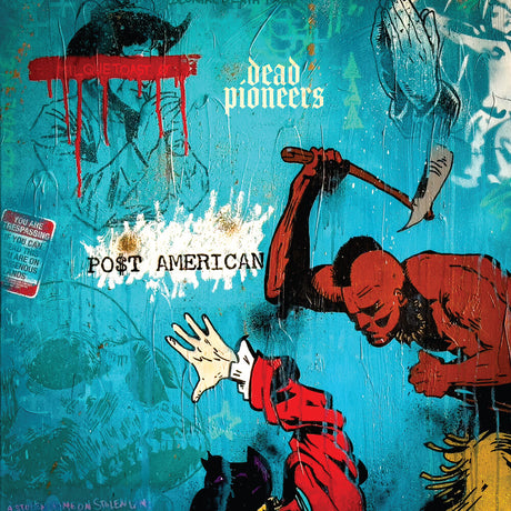 the album cover for Dead Pioneers - Po$T American [Clear Vinyl]