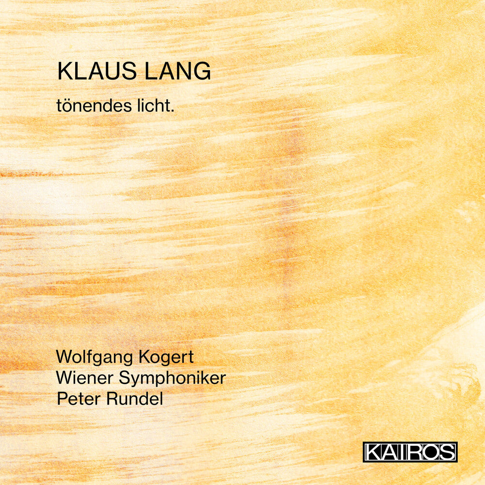 Klaus Lang: Tonendes Licht [CD]