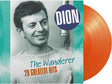 the album cover for Dion - Wanderer: 20 Greatest Hits [Colored Vinyl] [Limited Edition] (Org)