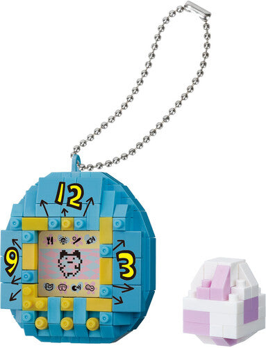 Nanoblock - Character Collection Series - Tamagotchi - First Generation Tamagotchi (blue) - Collectibles