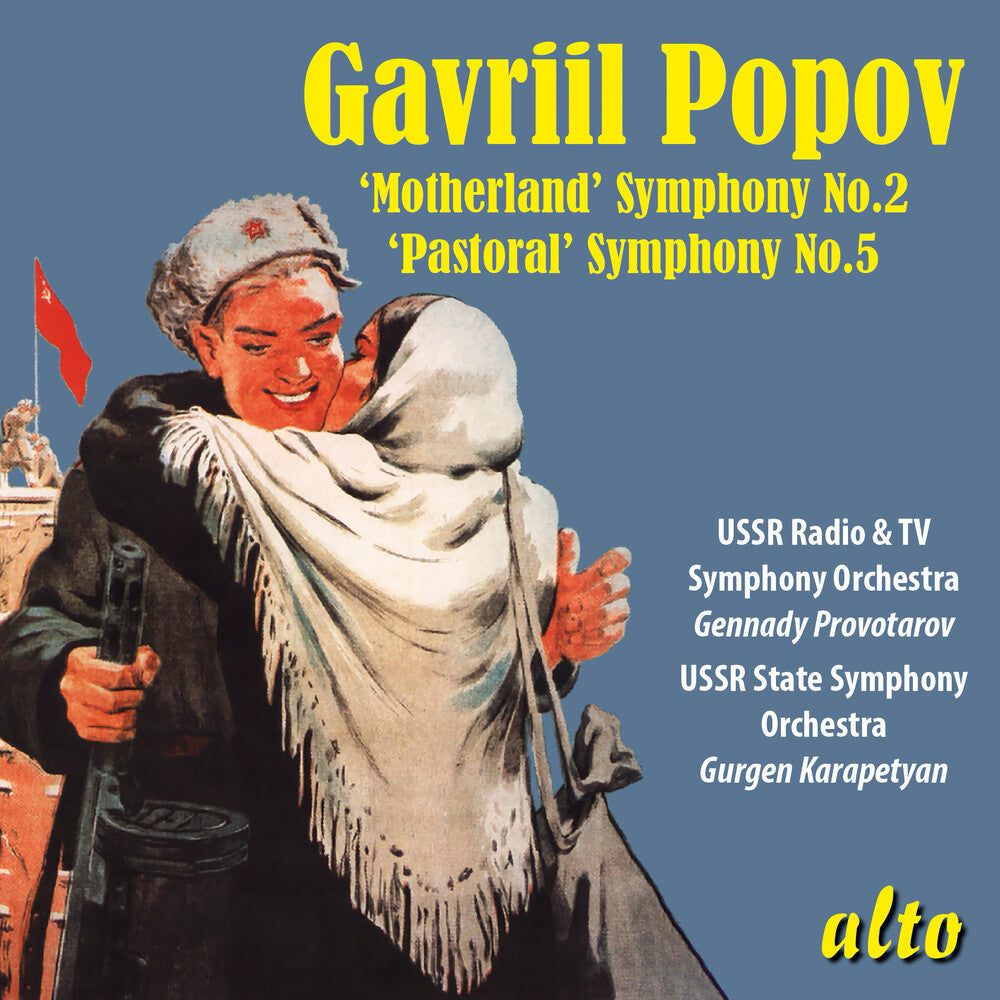Gavriil Popov: Sym No. 2 Motherland & Sym No. 5 [CD]