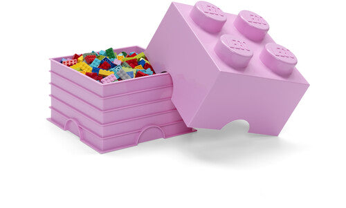 Room Copenhagen - Lego Storage Brick With 4 Knobs Light Purple - Collectibles
