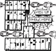 the album cover for Zackey Force Funk &amp; XL Middleton - Hey MF b/w Phone Home