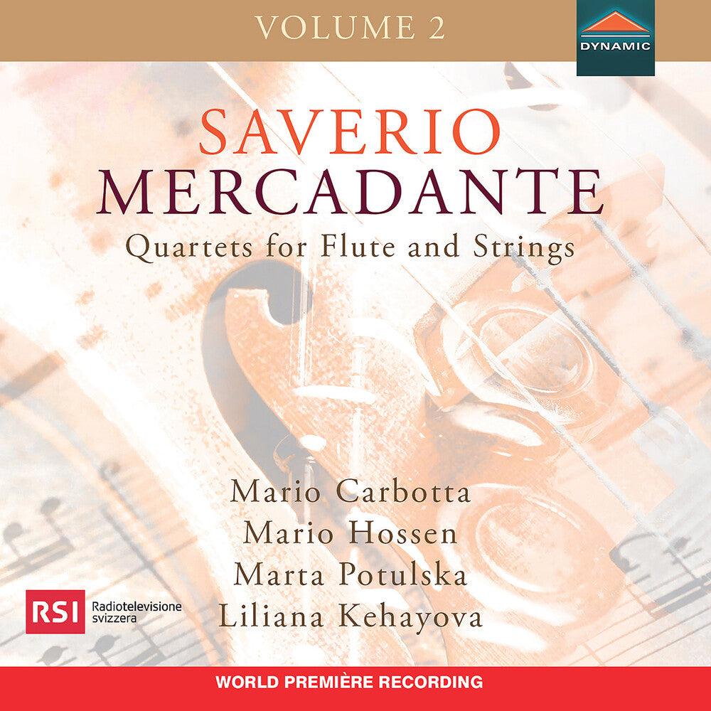 Saverio Mercadante Quartets For Flute & Strings [CD]