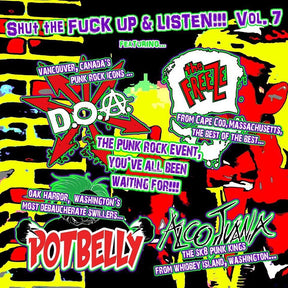 the album cover for Shut The Fuck Up V7 (Various) - Shut The Fuck Up V7 (Various) [Colored Vinyl] (Ep) (Wht)