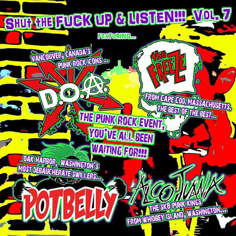 the album cover for Shut The Fuck Up V7 (Various) - Shut The Fuck Up V7 (Various) [Colored Vinyl] (Ep) (Wht)
