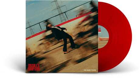 the album cover for Bradley Simpson - Panic Years [Colored Vinyl] (Red) (Uk)