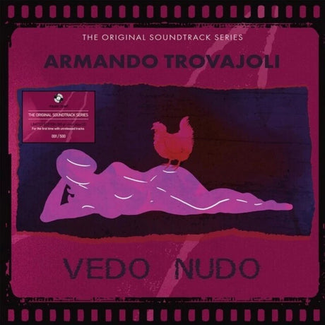 the album cover for Armando Trovajoli  (W/Cd) (Colv) (Ltd) (Ogv) (Purp) - Vedo Nudo (W/Cd) [Colored Vinyl] [Limited Edition] [180 Gram] (Purp) (Ita)