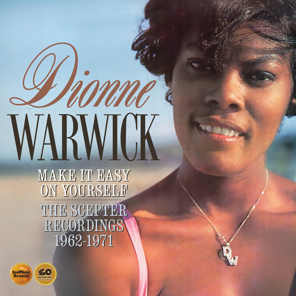 the album cover for Dionne Warwick - Make It Easy On Yourself: Scepter Recordings 62-71
