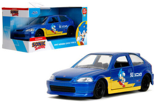 1:32 Hwr -'97 Honda Civic Type-r Sonic (24pc) - 1:32 Hwr -'97 Honda Civic Type-r Sonic (24pc) - Collectibles
