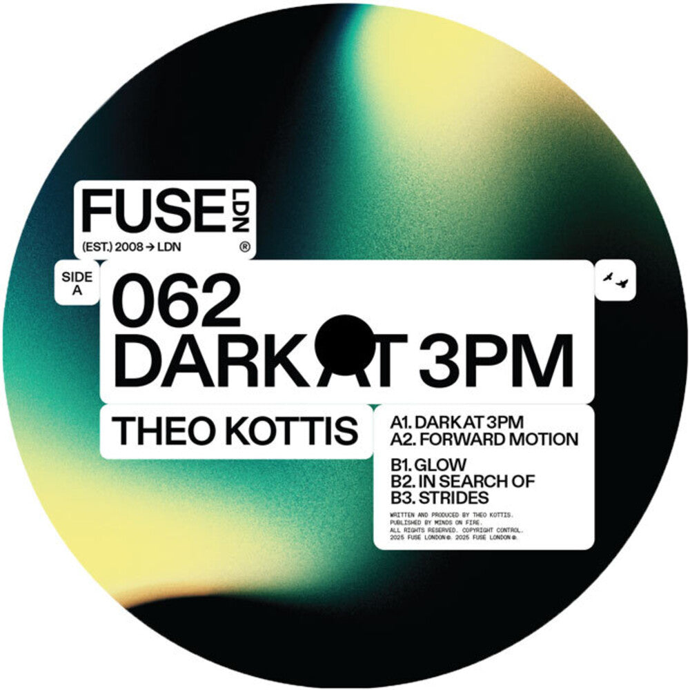 the album cover for Kottis, Theo - Dark At 3PM