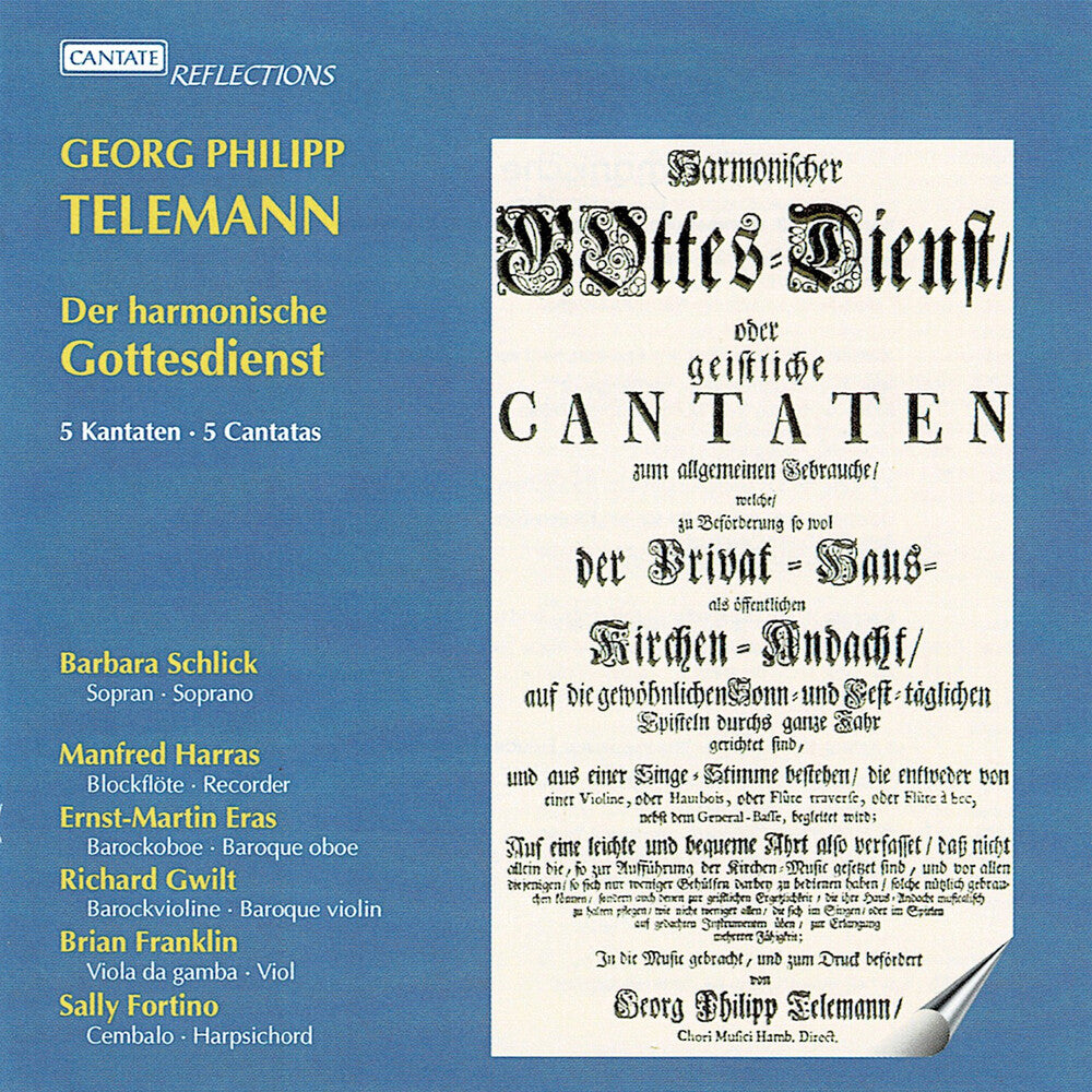 Der Harmonische Gottesdienst - 5 Cantatas [CD]