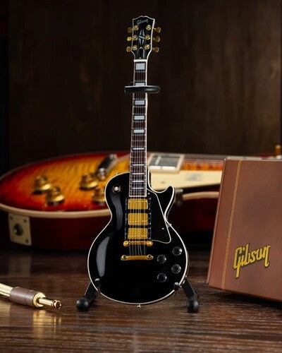 Axe Hvn Gg123ah Gibson Les Paul Custom Ebony Gtr - Axe Hvn Gg123ah Gibson Les Paul Custom Ebony Gtr - Collectibles
